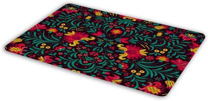 Shop Grab Floral pattern Mousepad| Designer Mousepad | Printed-91 Non Slip Base Mousepad