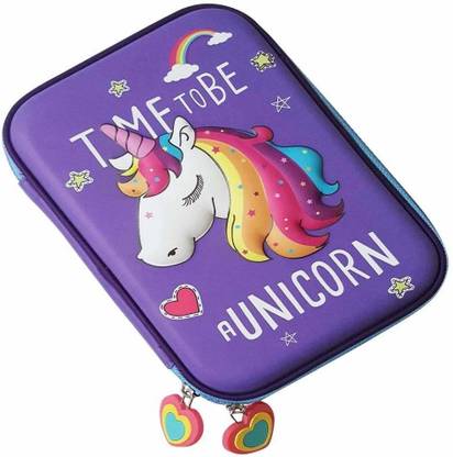 Sri Krishna World Unicorn EVA Pouch 1 Art EVA Pencil Box