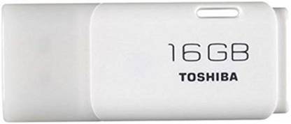 TOSHIBA 16 GB THN-U202W0160A4 16 GB Pen Drive Compatible with Desktop Computer USB 2.0 Plastic Case