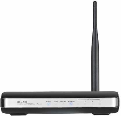 ASUS 2 in 1 device which serving as DSL modem  Wireless Router 2.4 GHz 150 Mbps Wifi Speed Dual Band Internal Antenna Access Point Mode