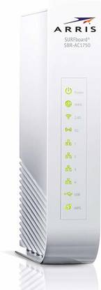 Arris SURFboard SBR-AC1750 2nd Generation WiFi Router Wireless Router 2.4 GHz 1300 Mbps Wifi Speed Single Band Internal Antenna MiFi (Sim Based)