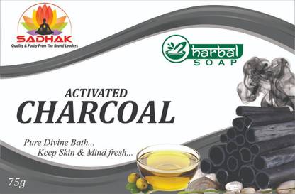 SADHAK Charcoal Soap (75 gm per pcs.)