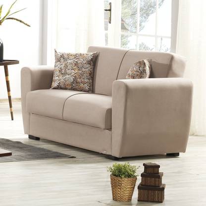EVOK Dolce 2 Seater Single Solid Wood Fold Out Sofa Cum Bed