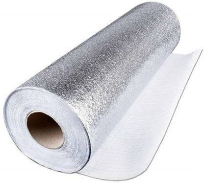 miracleseller 200 cm Aluminium Foil Stickers, Oil Proof, Kitchen Backsplash Wallpaper Self-Adhesive Wall Sticker Anti-Mold and Heat Resistant for Walls Cabinets Drawers and Shelves Self Adhesive Sticker