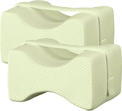 KUBER INDUSTRIES Memory Foam Orthopaedic Pillow Pack of 2 Solid