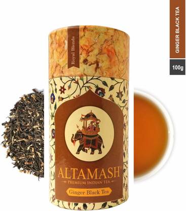 ALTAMASH 100% Natural Long Leaf Ginger Black Tea Ginger Black Tea Plastic Bottle