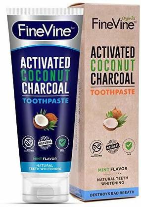 FineVine Charcoal Teeth Whitening Toothpaste Toothpaste