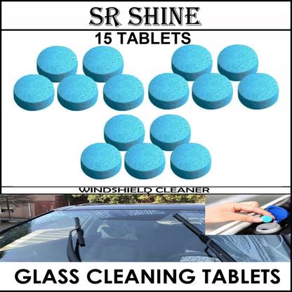 S R SHINE GCT15 Tablet Concentrate Vehicle Glass Cleaner