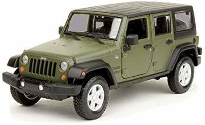 Maisto Jeep Wrangler Unlimited 1/24 Scale Diecast Vehicle Green