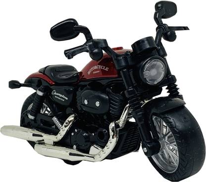 STYLO Pull Along Cruiser Style Motorcycle with Light & Music -