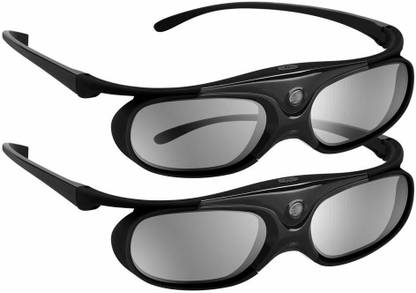BOBLOV Active Shutter 3D Glasses Dlp-Link Usb Blue For Benq W1070 W700 Dell Projector Video Glasses