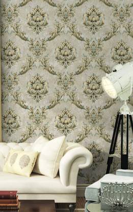 D decor Embossed Decorative Multicolor Wallpaper