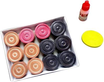 Sports Zone Carrom kit combo Carrom Pawns