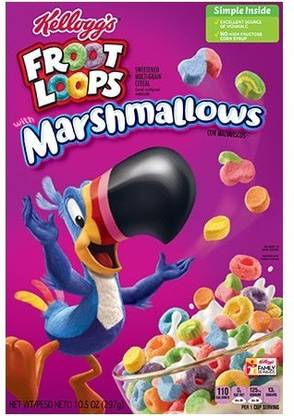 Kellogg's Marshmallows Froot Loops Box