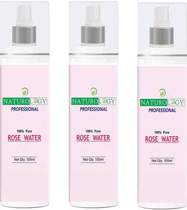 Naturology 100% Pure Rose Water (Pack of 3) Face Wash