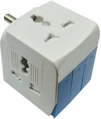 SEASPIRIT 3 way switched adaptor Three Pin Plug