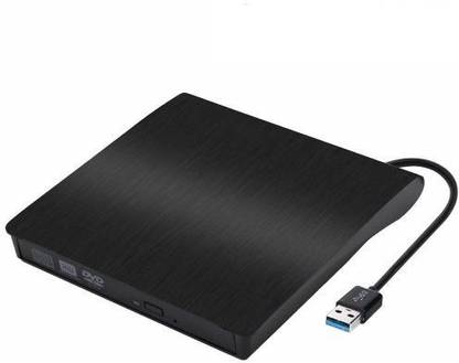 JOINER USB 3.0 External CD Drive, CD/DVD-RW Drive, CD-RW Rewriter Burner Superdrive for High Speed Data Transfer for Laptop Notebook PC Desktop Support Windows/Vista/7/8.1/10, Mac OSX by Rts (Black) External DVD Writer