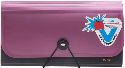 SPS PP Expanding Folder Opaque Cheque Size