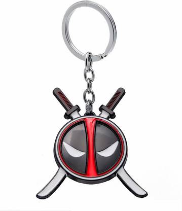 gtrp Deadpool-Swords-Marvel-Avengers-Superhero-Metal-Keychain Key Chain