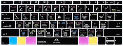 Saco Function Shortcut Silicone Skin for Logic Pro X Laptop Keyboard Skin