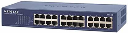 NETGEAR Fast Ethernet Switch 24 Ports 100 Mbps Smart Network Switch