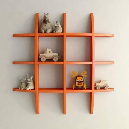 Annu Handicrafts Wooden Wall Shelf