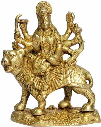 Maa bhagwati traders Maa Durga idol statue Decorative Showpiece  -  8 cm