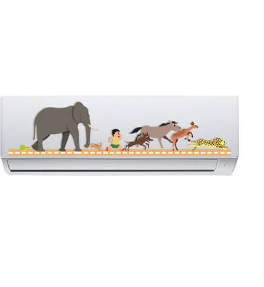 RANGOLI 60 cm Air Conditioner Animal Sticker Self Adhesive Sticker