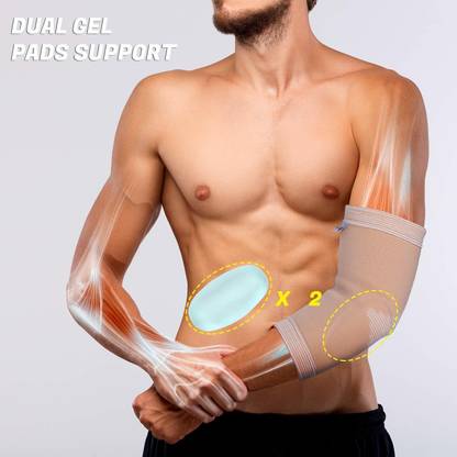 keycraze Elbow Brace Compression Sleeve Treatment, Arthritis, Tendonitis Joint Pain Relief Elbow Support