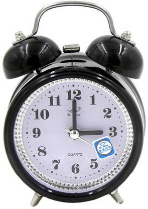 Triangle Ant Analog Black Clock