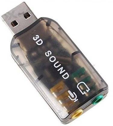 JOINER USB Sound Card Adapter USB 3D Virtual 5.1 Stereo & MIC PC Desktop Laptop USB Gadget003 Sound Card