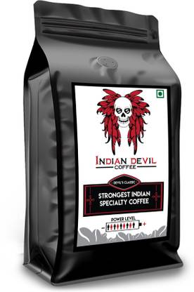 INDIAN DEVIL Strongest Indian Specialty Coffee Roast & Ground Coffee