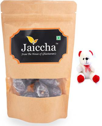 Jaiccha Valentine-Premium Dates with Walnuts in Brown Pouch and a Teddy Combo