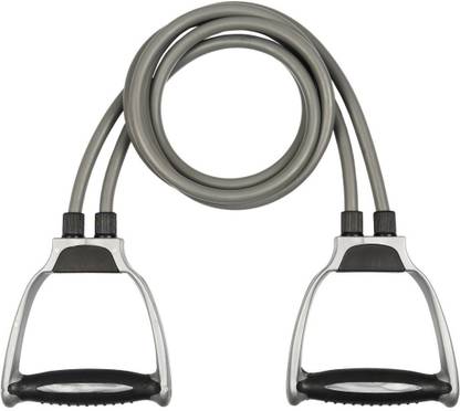 Skyfitness Double Resistance Tube Exercise Cords for Fitness Pilates Strength Training Resistance Tube