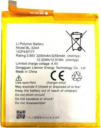 KDM Mobile Battery For  INFINIX Zero 4 X555 BL-32AX (4000 MAH LI-Polymer)