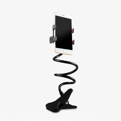 Wanzhow Mobile Holder Universal Flexible Long Arms Mobile Phone Holder Desktop Bed Lazy Bracket Mobile Stand Lazy Bracket Flexible Arms Clip Mount Mobile Phone Stand Holder for iOS & Android Phones Use in Office, Home & Bedroom Desk Table Clip Bracket for Phone Hanging on Lazy Phone Holder Mobile Holder