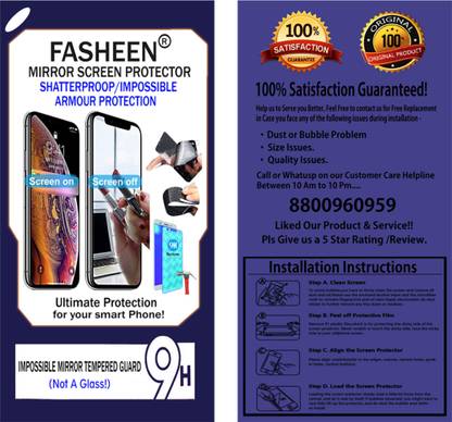 Fasheen Impossible Screen Guard for Coolpad R116