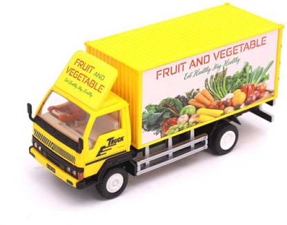AR KIDS TOYS Centy Toys Pull Back Fruit and Vegetable Truck Vehicle Playset Truck Container
