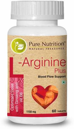 Pure Nutrition L-Arginine Plus (Blood Flow Support)