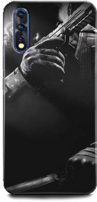 Inditex Back Cover for Vivo S1/ Black Ops, Gun, Ops, Weapon, Call Of duty, Skull