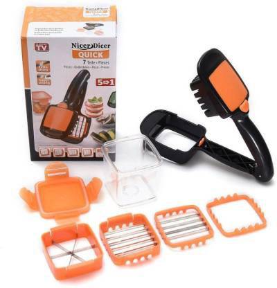 AadyaShoppings 5 in 1 Multifunctional Food Fruit Vegetable Cutter Slicer Chopper Nicer Dicer Vegetable & Fruit Chopper