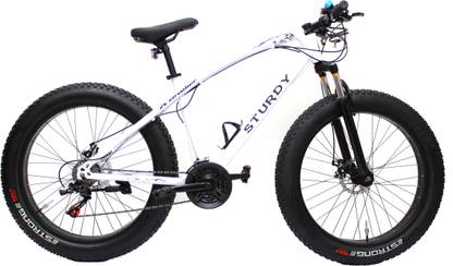 STURDY CYCLE 26X4 INCH WHEELS AND WITH 21 SPEED GEARS 26 T (inch) Fat Tyre Cycle