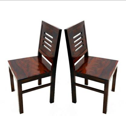 Allie Wood Sheesham Solid, Used Solid Oak Dining Chairs
