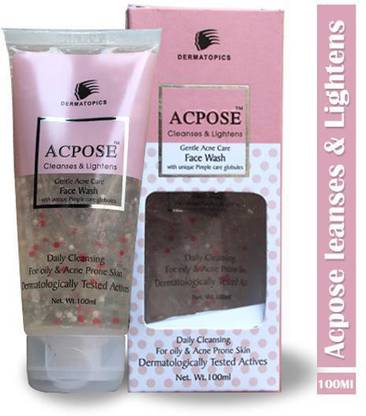 Dermatopics 100% Pure Natural Acpose Cleanses & Lightens  Face Wash