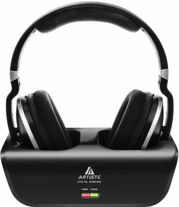 Artiste ADH300 2.4GHz Digital Over-Ear Stereo Wireless Headphone for TV Bluetooth