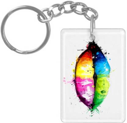 hamsa print world K1075 Key Chain