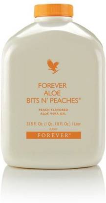 FOREVER Aloe Bits ‘N Peaches Peach Flavored Aloe Vera Gel