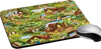 JP VENTURE Green Nature Mousepads Waterproof Foldable Mouse Pad Mousepad