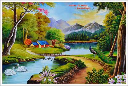 Natural Scenery Paper Poster Paper Print