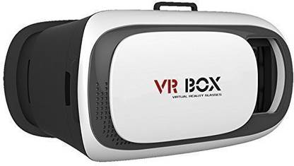 silaniya 2nd Gen Virtual Augmented Reality Cardboard 3D Video Glasses- White (Smart Glasses) (Smart Glasses)